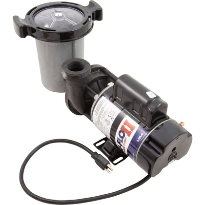 Waterway Hi-Flo II SD-10-1-N above ground pool pump and trap with 3' NEMA cord