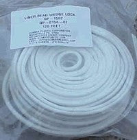120' roll of white vinyl pool liner lock for beaded pool liners