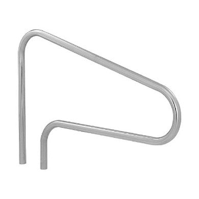 S.R. Smith Deck Mounted 3 Bend 51in Stair Rail PC White | DMS-100A-PW