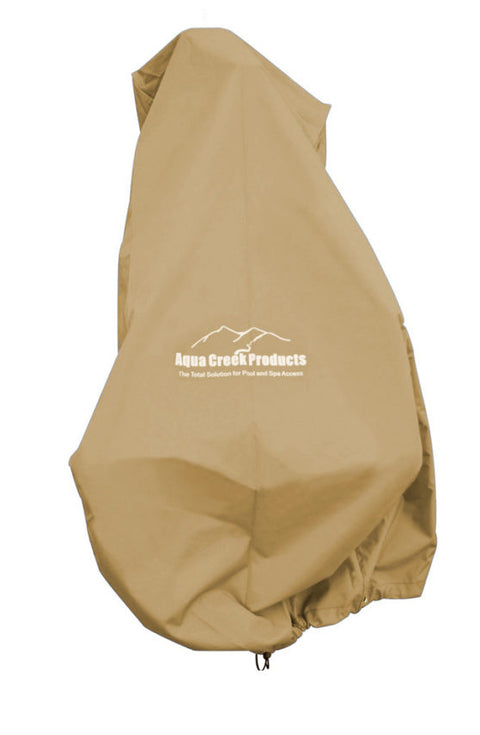 Aqua Creek F-120PPC-T tan pool lift cover