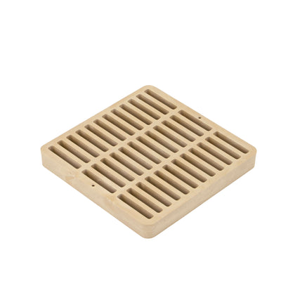 NDS 9 in. Square Catch Basin Drain Grate (999S, Sand)