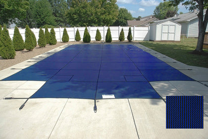 Pooltux Royal Blue Mesh Rectangle Safety Cover | CSPTBME16320
