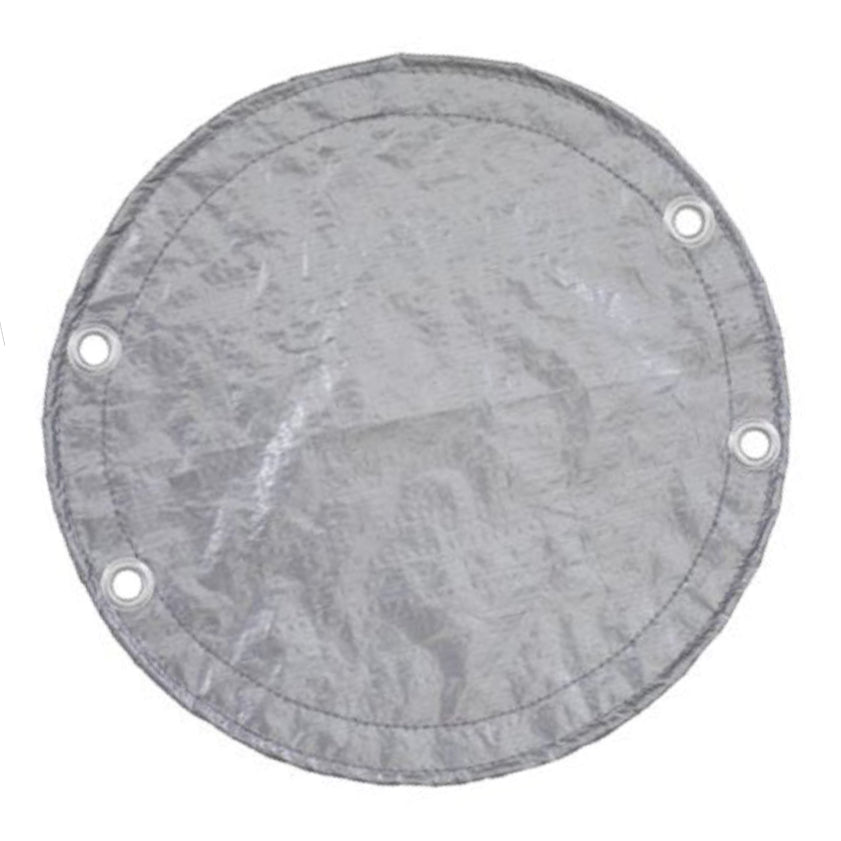 Pooltux Above Ground Pool King Cover 12' Round Silver 1216ASB | 1216ASBL