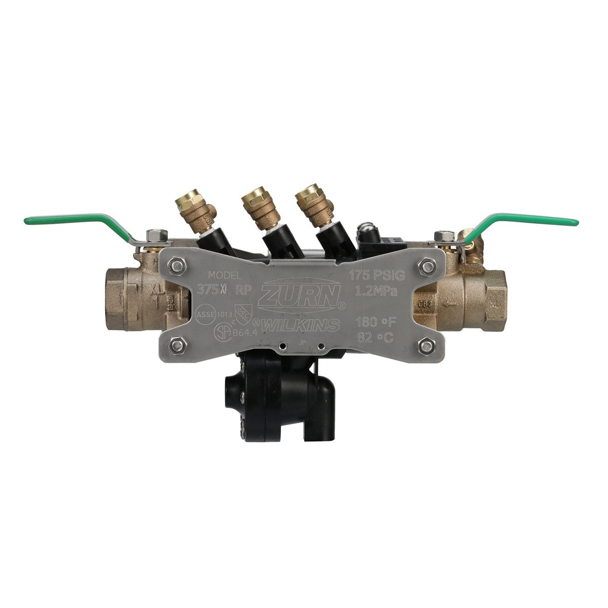 Zurn Wilkins 375XLB 1 in. Lead-Free Reduced Pressure Backflow Preventer (RPZ)