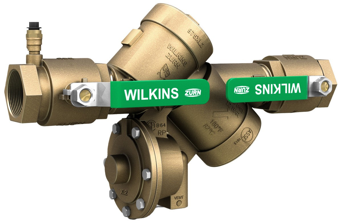 Zurn Wilkins 975XL 1-1/2 in. Reduced Pressure Principle Backflow Preventer (RPZ)