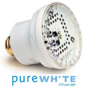 J&J Electronics PureWhite LED Retrofit Light Bulb for SwimQuip Pool Lights | 12V | LPL-P2-WHT-12-SQ