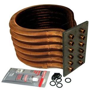 Pentair MasterTemp Tube Sheet Coil Assembly Kit | Model 250HDNA & 250HD-LP Cupro Nickel | Prior to 1-12-09 | 473710