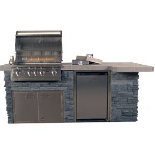 Lion Premium Grill Islands Quality Q with Stucco Propane | 90113LP