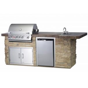 Bull Outdoor Products BBQ Island in Stucco | 31014