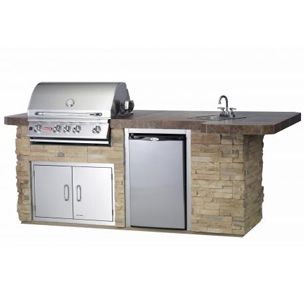 Bull Outdoor Products BBQ Island in Rock | 31015