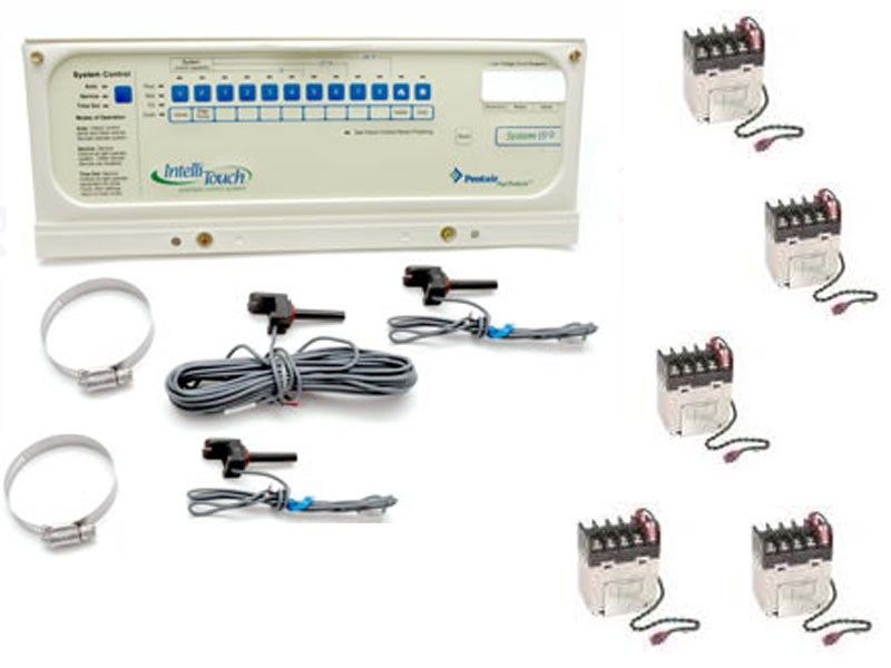 Pentair Intellitouch | i10+3D Personality Kit | Dual Equipment | 2-Filters + 8 Aux | 521222