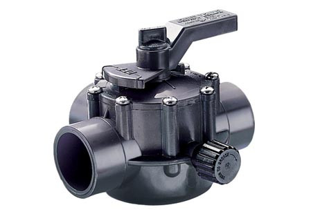 Jandy 2" - 2.5" Positive Seal 3 Port Valve CPVC | Gray | 2875