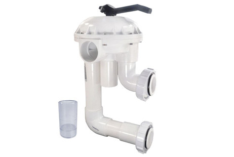 Pentair 2" Hi-Flow Multi-Port Valve with Plumbing and Bulhead Fitting PVC | 261142