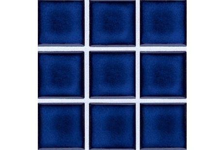National Pool Tile 2x2 Glazed Series Pool Tile | Cobalt Blue | HM206
