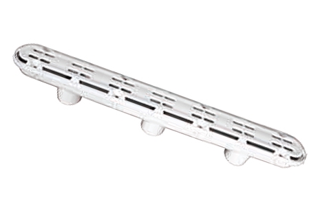 AquaStar 32" Channel Drain Flat Grate Anti-Entrapment Suction Outlet Covers and Three-Port Manufactured Sumps | 32CDFL101