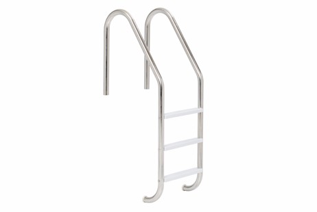 SR Smith Residential 5 Step Ladder with Elite Stainless Steel Tread | 304 Grade Stainless Steel | 1.9 OD .049 Thickness | RLF-24S-5D