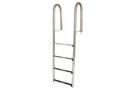 SR Smith Commercial Dock 4 Step Ladder  | 304 Grade Stainless Steel | 1.9 OD .065" Wall Thinkness | LLS-4