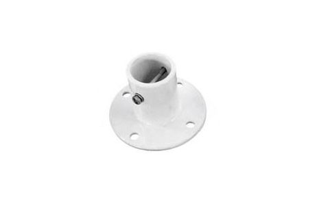 SR Smith Slide Deck Aluminum Flange Kit White | 4-Flanges & Stainless Steel Hardware | 75-209-5866