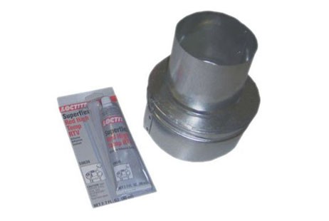 Pentair Sta-Rite Metal Flue Collar for Indoor Venting 4x6 | 77707-0076