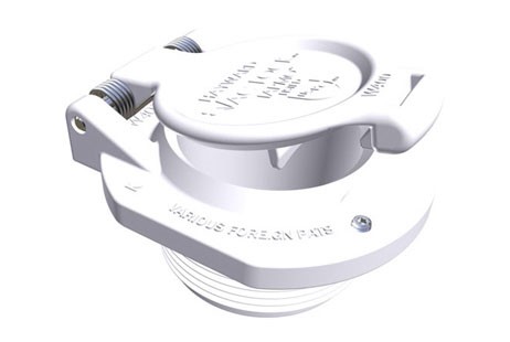 Hayward Safety Vacuum Lock Wall Fitting | White | W400BWHP