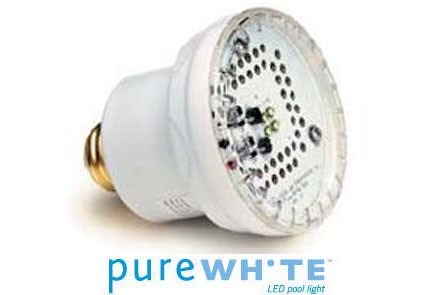 J&J Electronics PureWhite LED Retrofit Light Bulb for SwimQuip Pool Lights | 120V | LPL-P2-WHT-120-SQ