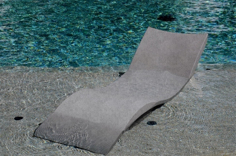 Ledge Lounger In-Pool Chaise | Granite Gray | LLC-GG