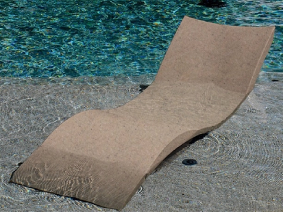 Ledge Lounger In-Pool Chaise | Sandstone | LLC-SS