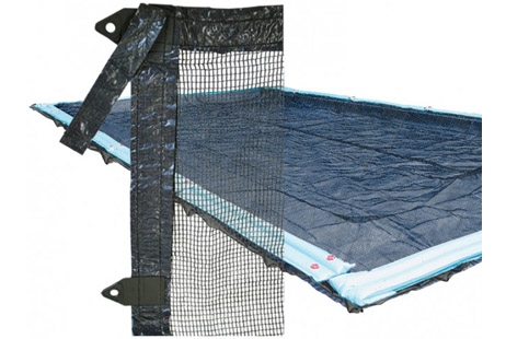 PoolTux Inground Pool Leaf Guards Winter Cover | 12' X 24' Rectangular | LN1729I