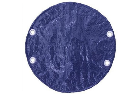 PoolTux Above Ground Pool Royal Winter Cover | 12' Round Blue/Black | 7716AGBLB
