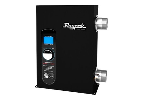 Raypak E3T Digital Pool and Spa Electric Heater | 27kW 92,128 BTU | Titanium Heat Element | 240V | 017128