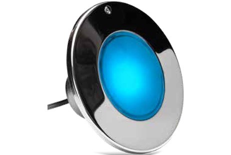 J&J Electronics ColorSplash XGW Series Color + White LED Pool Light | SwimQuip Version | Equivalent 500W | 12V with 50ft Cord | LPL-F2CW-12-50-PSQ