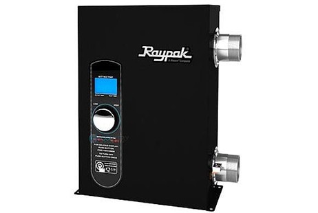 Raypak E3T Digital Pool and Spa Electric Heater | Titanium Heating Element | 18,767 BTU | 5.5kW 240V | ELS-R-0005-1-T1 017121 | ELS-M-0005-1-TI 017125