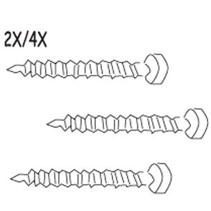 POOLVERGNUEGEN 896584000-204 SCREW KIT TOP SHROUD 2x4x