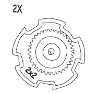 POOLVERGNUEGEN 896584000-235 CAM STEERING 2x