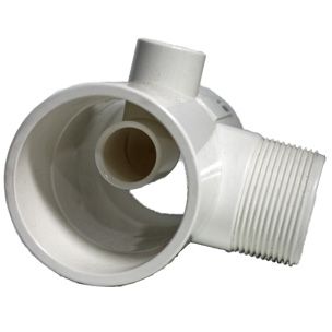 Pentair Chlorinator Diverter Tee 1.5 inch NPT x 2 inch Slip | R172317