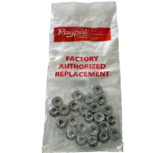 Raypak Flange Nut Kit 1/4"-20 | 008259F