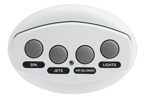 Pentair iS4 Four-Function Spa-side Remote | White 50 FT. Cable | 521883