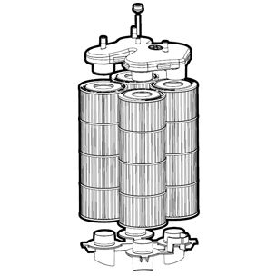 Replacment Cartridge for Hayward SwimClear C2025 56 Sq Ft Cartridge Filter | CX480XRE FC-1223 C-7458 15601 PC-1223 PA56SV