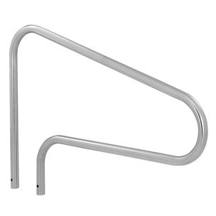 SR Smith Residential Deck Mounted 3-Bend 51" Stair Rail | 304 Grade Stainless Steel | 1.90" OD .049 Wall Thickness | DMS-100A