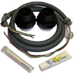 Pump Installation Kit with Two Universal Pump Unions, Conduit & Wire, Magic Lube, & Thread Sealant