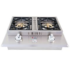 Lion Premium Grills Stainless Steel Double Side Burner Propane | L1707