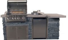 Lion Premium Grill Islands Quality Q with Stucco Propane | 90113LP