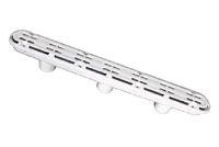 AquaStar 32" Channel Drain Flat Grate Anti-Entrapment Suction Outlet Covers and Three-Port Manufactured Sumps | 32CDFL101