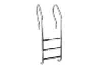 SR Smith Commercial 3 Step Parallel-Look Ladder | 304 Grade Stainless Steel | 1.9 OD .049 Thickness | PLL-12S-3B