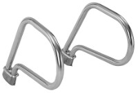 SR Smith Residential Ring Handrail Set without Anchors | Powder Coated Rock Gray | 1.625" OD .049 Wall Thickness | RRH-100-RG