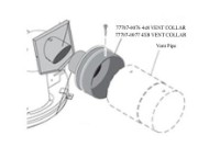 Pentair Sta-Rite Metal Flue Collar for Indoor Venting 4x8 | 77707-0077
