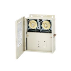 T10101R DUAL BOX W/DUAL T101M 120V TIMERS