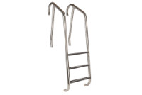 SR Smith Meridian Series 24" 3-Step Ladder with Stainless Steel Tread | 316L Stainless Steel Marine Grade | 1.90" OD .065 Wall Thickness | MER-1003-MG