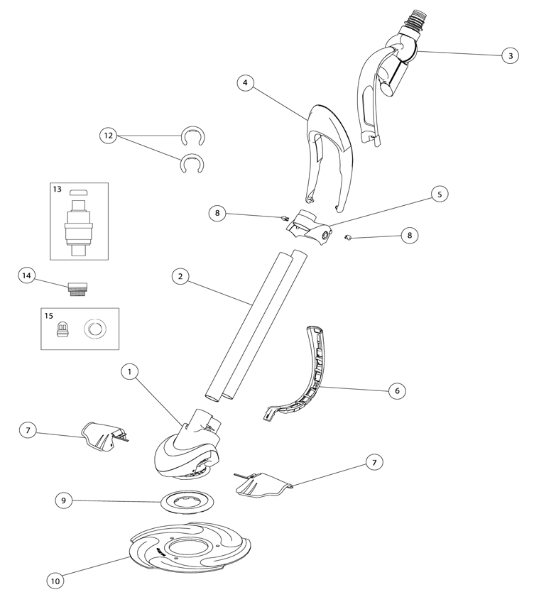 Pentair Kreepy Krauly Automatic Inground Pool Cleaner | Concrete Pool Model | Flat Seal | 360040 Parts Schematic