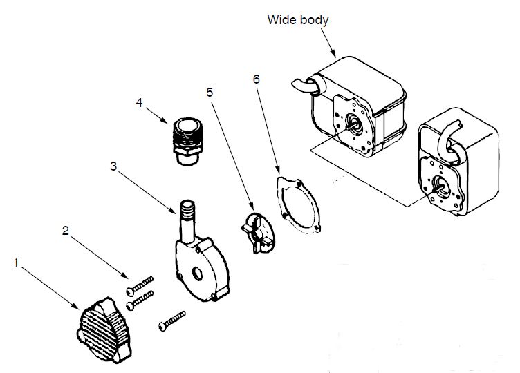 Franklin Electric Little Giant Pool Cover Pump 170 GPH | 25 Foot Cord | 518025 PE-1-PCP Parts Schematic